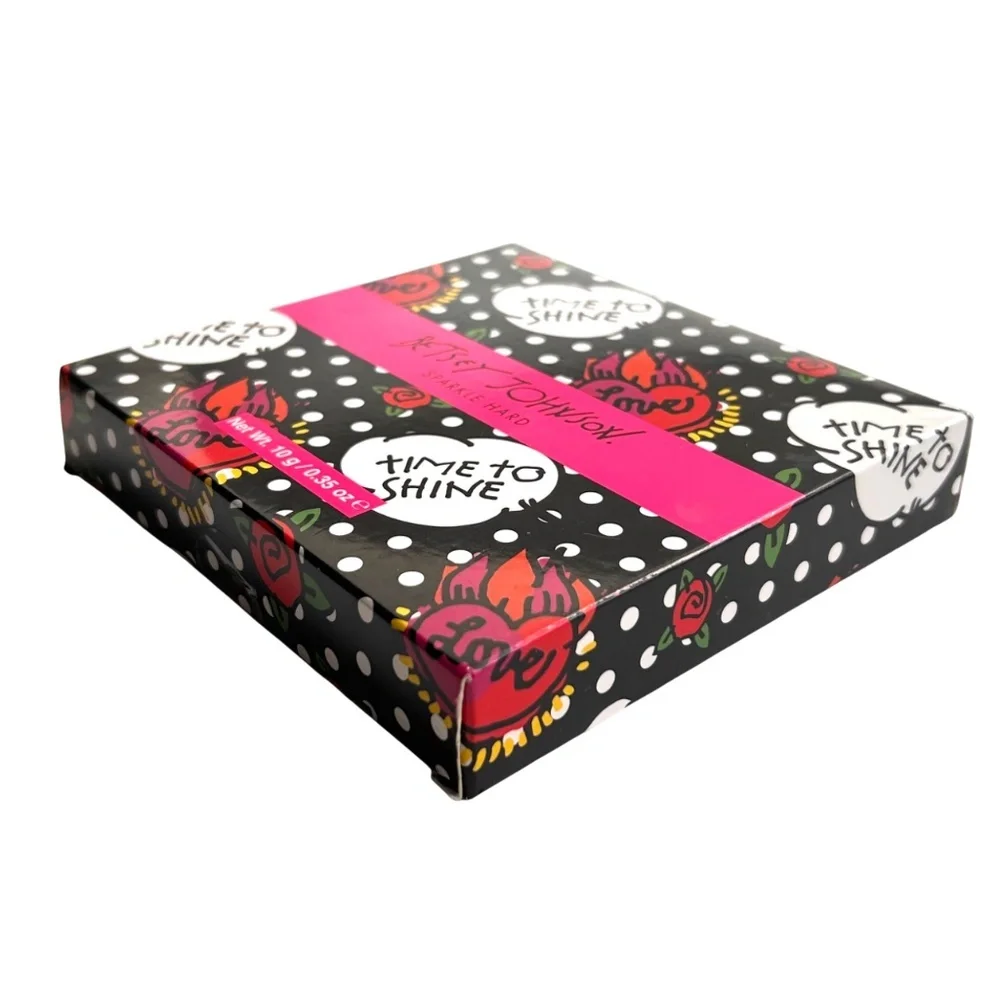 Betsey Johnson Time to Shine Highlighter Powder with Brush NIB